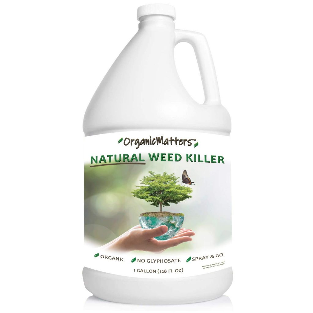  OrganicMatters Natural Weed Killer Spray - Best Natural & Organic Formula
